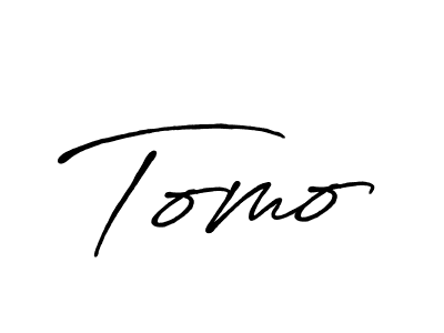 Create a beautiful signature design for name Tomo. With this signature (Antro_Vectra_Bolder) fonts, you can make a handwritten signature for free. Tomo signature style 7 images and pictures png