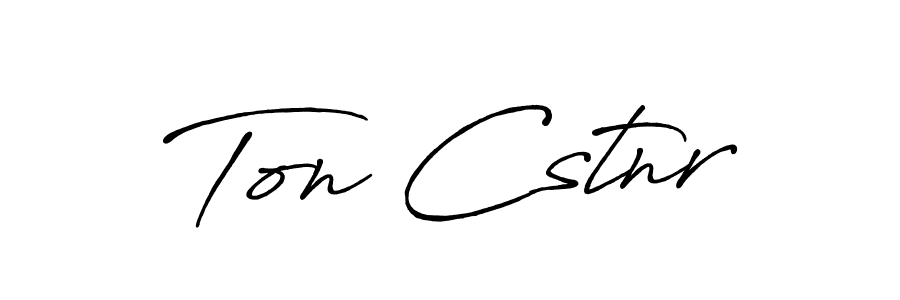 if you are searching for the best signature style for your name Ton Cstnr. so please give up your signature search. here we have designed multiple signature styles  using Antro_Vectra_Bolder. Ton Cstnr signature style 7 images and pictures png