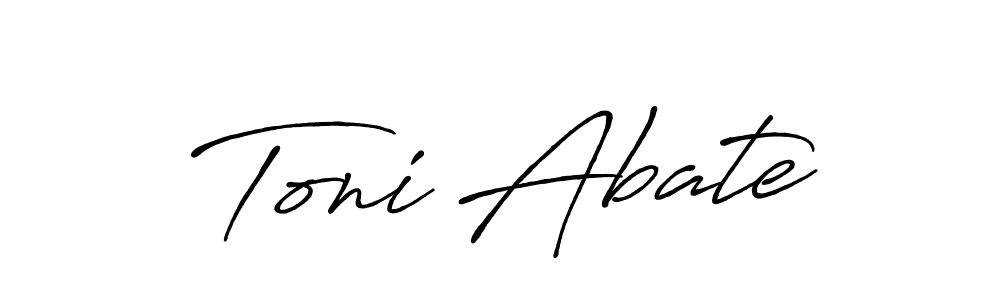 Once you've used our free online signature maker to create your best signature Antro_Vectra_Bolder style, it's time to enjoy all of the benefits that Toni Abate name signing documents. Toni Abate signature style 7 images and pictures png