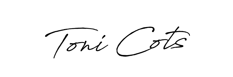 Also You can easily find your signature by using the search form. We will create Toni Cots name handwritten signature images for you free of cost using Antro_Vectra_Bolder sign style. Toni Cots signature style 7 images and pictures png