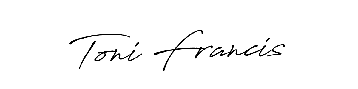 You can use this online signature creator to create a handwritten signature for the name Toni Francis. This is the best online autograph maker. Toni Francis signature style 7 images and pictures png