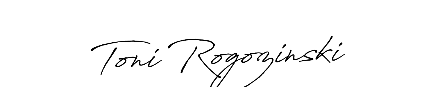 Best and Professional Signature Style for Toni Rogozinski. Antro_Vectra_Bolder Best Signature Style Collection. Toni Rogozinski signature style 7 images and pictures png