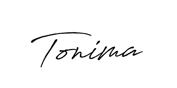 How to make Tonima signature? Antro_Vectra_Bolder is a professional autograph style. Create handwritten signature for Tonima name. Tonima signature style 7 images and pictures png