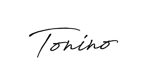 Also we have Tonino name is the best signature style. Create professional handwritten signature collection using Antro_Vectra_Bolder autograph style. Tonino signature style 7 images and pictures png