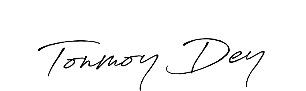 Also we have Tonmoy Dey name is the best signature style. Create professional handwritten signature collection using Antro_Vectra_Bolder autograph style. Tonmoy Dey signature style 7 images and pictures png