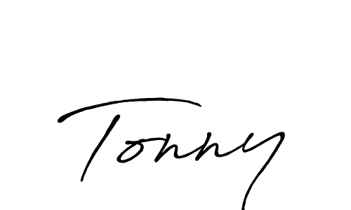 Also we have Tonny name is the best signature style. Create professional handwritten signature collection using Antro_Vectra_Bolder autograph style. Tonny signature style 7 images and pictures png