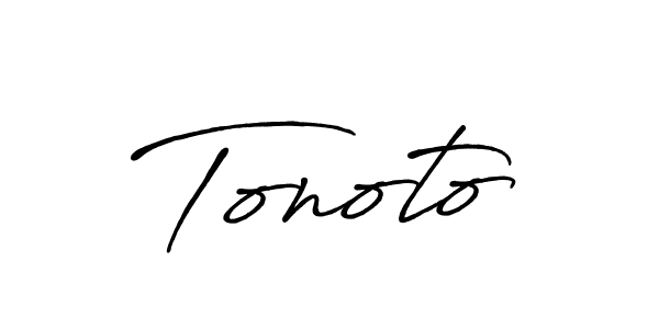 Tonoto stylish signature style. Best Handwritten Sign (Antro_Vectra_Bolder) for my name. Handwritten Signature Collection Ideas for my name Tonoto. Tonoto signature style 7 images and pictures png