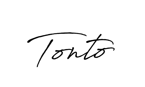 Antro_Vectra_Bolder is a professional signature style that is perfect for those who want to add a touch of class to their signature. It is also a great choice for those who want to make their signature more unique. Get Tonto name to fancy signature for free. Tonto signature style 7 images and pictures png
