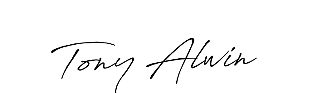 Here are the top 10 professional signature styles for the name Tony Alwin. These are the best autograph styles you can use for your name. Tony Alwin signature style 7 images and pictures png
