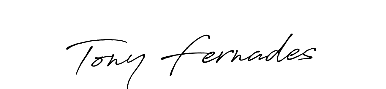 Make a beautiful signature design for name Tony Fernades. Use this online signature maker to create a handwritten signature for free. Tony Fernades signature style 7 images and pictures png