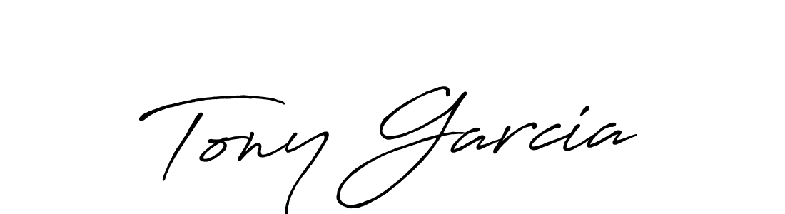 Make a beautiful signature design for name Tony Garcia. With this signature (Antro_Vectra_Bolder) style, you can create a handwritten signature for free. Tony Garcia signature style 7 images and pictures png