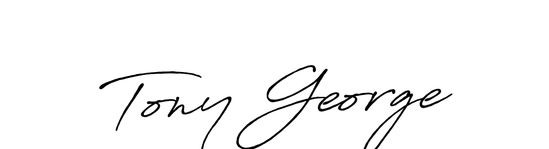 It looks lik you need a new signature style for name Tony George. Design unique handwritten (Antro_Vectra_Bolder) signature with our free signature maker in just a few clicks. Tony George signature style 7 images and pictures png