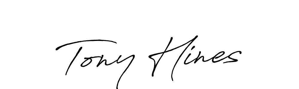 The best way (Antro_Vectra_Bolder) to make a short signature is to pick only two or three words in your name. The name Tony Hines include a total of six letters. For converting this name. Tony Hines signature style 7 images and pictures png