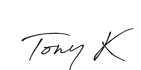 Make a short Tony K signature style. Manage your documents anywhere anytime using Antro_Vectra_Bolder. Create and add eSignatures, submit forms, share and send files easily. Tony K signature style 7 images and pictures png