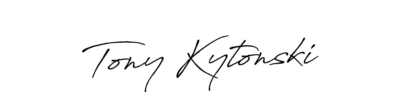 Create a beautiful signature design for name Tony Kytonski. With this signature (Antro_Vectra_Bolder) fonts, you can make a handwritten signature for free. Tony Kytonski signature style 7 images and pictures png