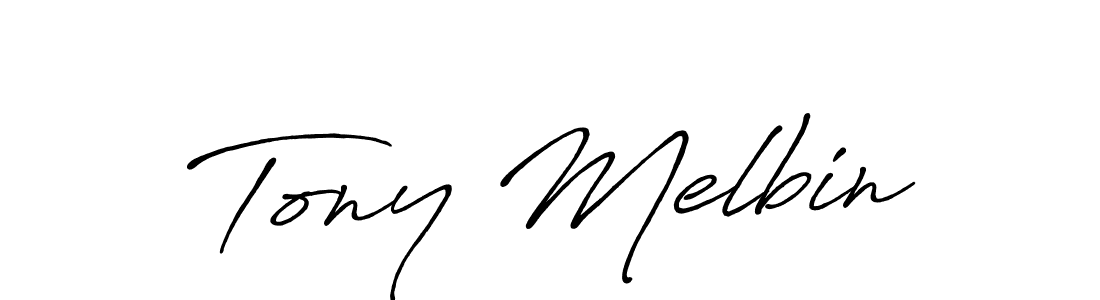 Make a beautiful signature design for name Tony Melbin. Use this online signature maker to create a handwritten signature for free. Tony Melbin signature style 7 images and pictures png