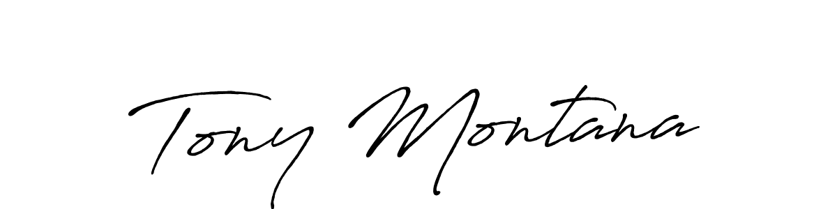 Antro_Vectra_Bolder is a professional signature style that is perfect for those who want to add a touch of class to their signature. It is also a great choice for those who want to make their signature more unique. Get Tony Montana name to fancy signature for free. Tony Montana signature style 7 images and pictures png