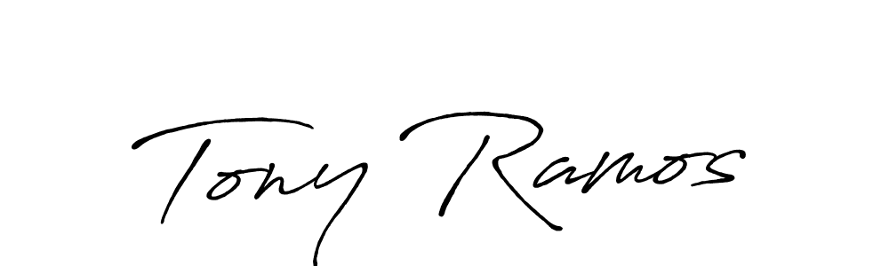 How to make Tony Ramos name signature. Use Antro_Vectra_Bolder style for creating short signs online. This is the latest handwritten sign. Tony Ramos signature style 7 images and pictures png