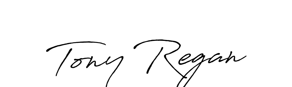 Antro_Vectra_Bolder is a professional signature style that is perfect for those who want to add a touch of class to their signature. It is also a great choice for those who want to make their signature more unique. Get Tony Regan name to fancy signature for free. Tony Regan signature style 7 images and pictures png