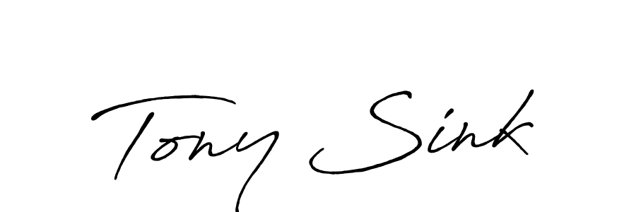 Best and Professional Signature Style for Tony Sink. Antro_Vectra_Bolder Best Signature Style Collection. Tony Sink signature style 7 images and pictures png