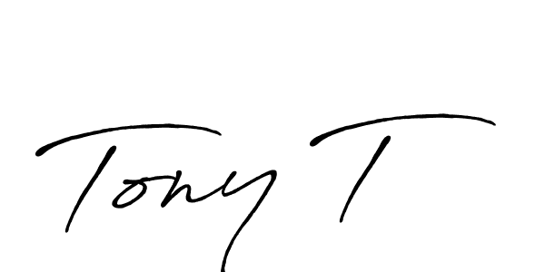 Create a beautiful signature design for name Tony T. With this signature (Antro_Vectra_Bolder) fonts, you can make a handwritten signature for free. Tony T signature style 7 images and pictures png