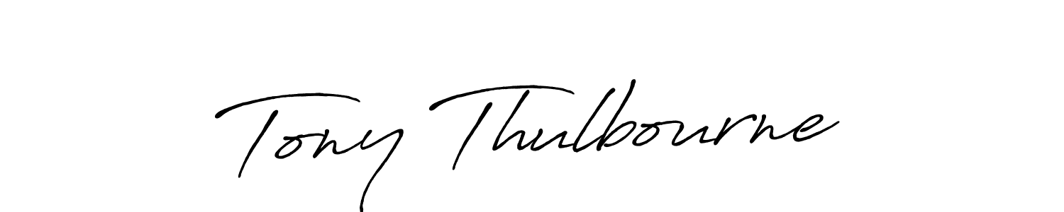 Make a beautiful signature design for name Tony Thulbourne. With this signature (Antro_Vectra_Bolder) style, you can create a handwritten signature for free. Tony Thulbourne signature style 7 images and pictures png