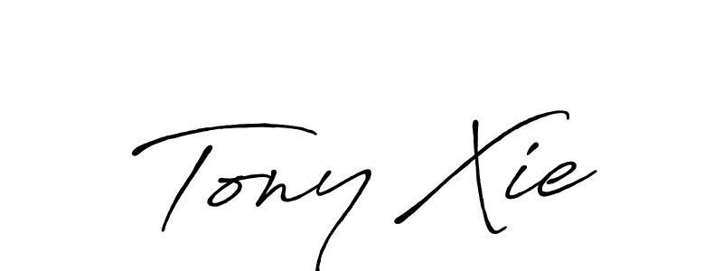 The best way (Antro_Vectra_Bolder) to make a short signature is to pick only two or three words in your name. The name Tony Xie include a total of six letters. For converting this name. Tony Xie signature style 7 images and pictures png