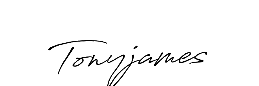 Design your own signature with our free online signature maker. With this signature software, you can create a handwritten (Antro_Vectra_Bolder) signature for name Tonyjames. Tonyjames signature style 7 images and pictures png