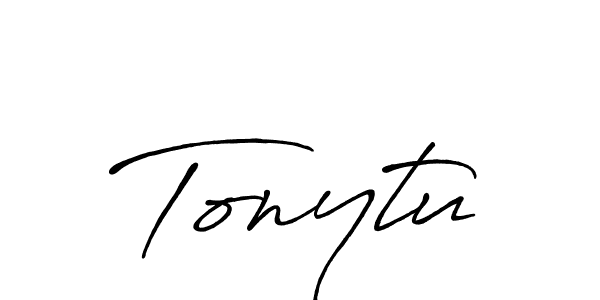 You should practise on your own different ways (Antro_Vectra_Bolder) to write your name (Tonytu) in signature. don't let someone else do it for you. Tonytu signature style 7 images and pictures png