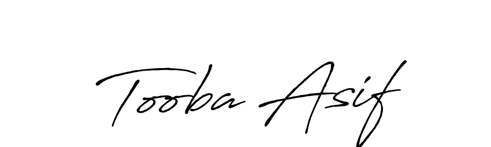 You should practise on your own different ways (Antro_Vectra_Bolder) to write your name (Tooba Asif) in signature. don't let someone else do it for you. Tooba Asif signature style 7 images and pictures png