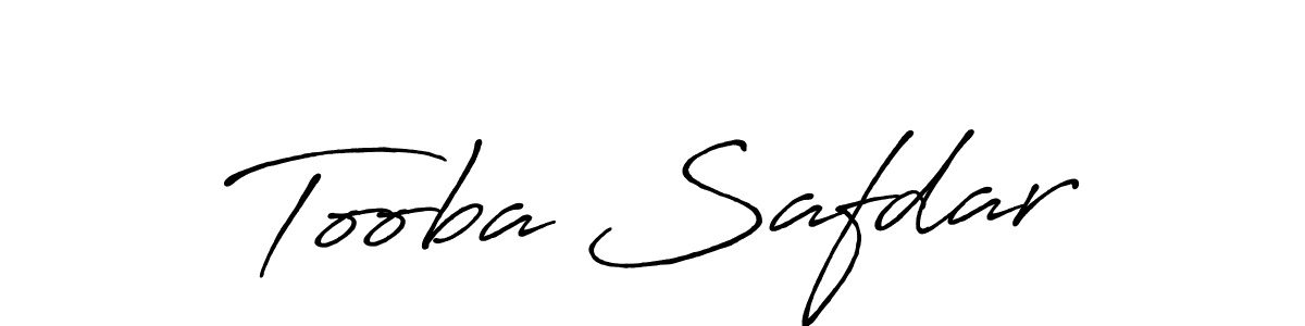 Use a signature maker to create a handwritten signature online. With this signature software, you can design (Antro_Vectra_Bolder) your own signature for name Tooba Safdar. Tooba Safdar signature style 7 images and pictures png