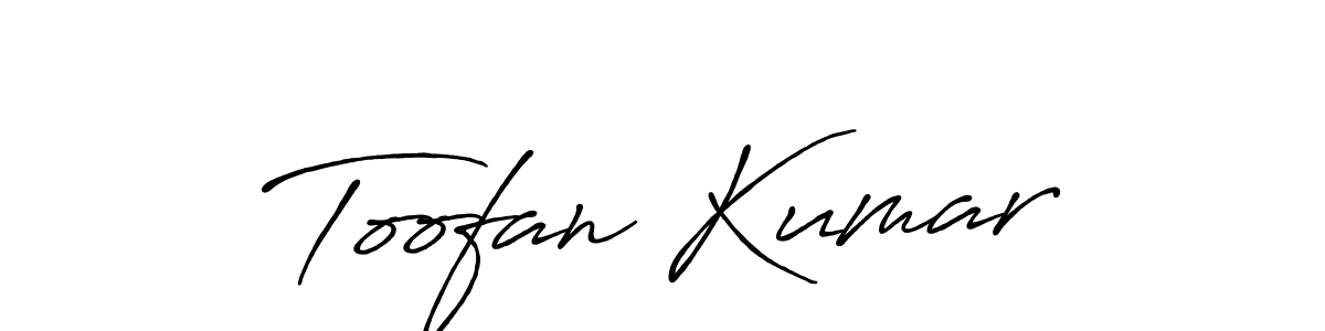 How to make Toofan Kumar signature? Antro_Vectra_Bolder is a professional autograph style. Create handwritten signature for Toofan Kumar name. Toofan Kumar signature style 7 images and pictures png