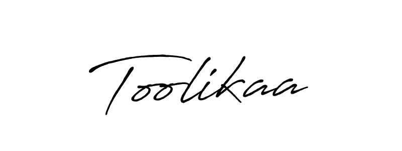 Also we have Toolikaa name is the best signature style. Create professional handwritten signature collection using Antro_Vectra_Bolder autograph style. Toolikaa signature style 7 images and pictures png