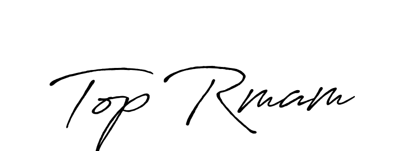 How to make Top Rmam signature? Antro_Vectra_Bolder is a professional autograph style. Create handwritten signature for Top Rmam name. Top Rmam signature style 7 images and pictures png