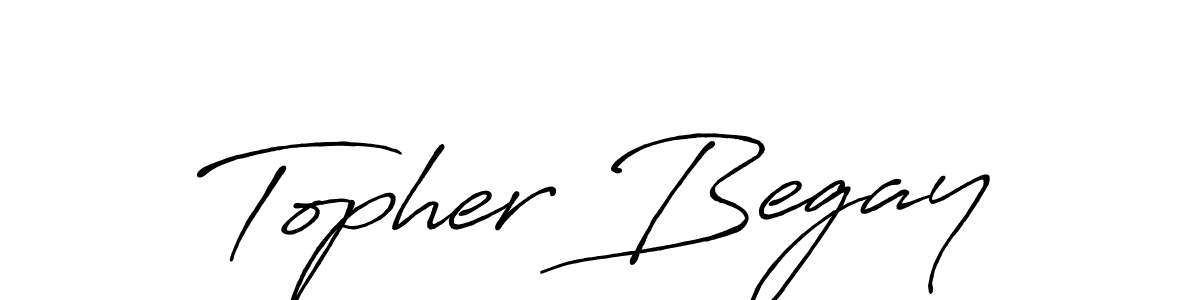 Design your own signature with our free online signature maker. With this signature software, you can create a handwritten (Antro_Vectra_Bolder) signature for name Topher Begay. Topher Begay signature style 7 images and pictures png