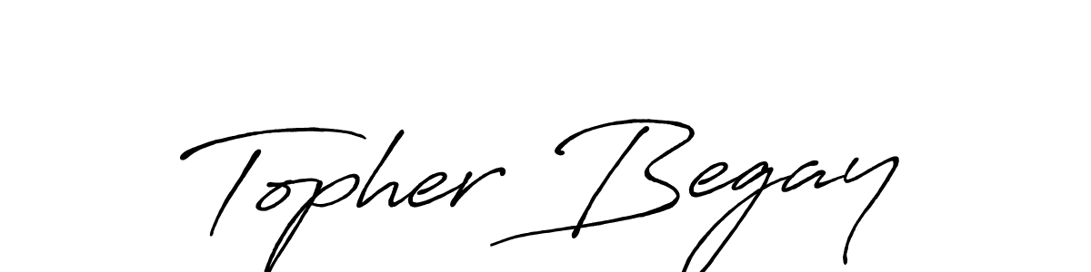 Design your own signature with our free online signature maker. With this signature software, you can create a handwritten (Antro_Vectra_Bolder) signature for name Topher Begay. Topher Begay signature style 7 images and pictures png