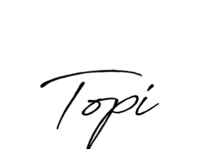 if you are searching for the best signature style for your name Topi. so please give up your signature search. here we have designed multiple signature styles  using Antro_Vectra_Bolder. Topi signature style 7 images and pictures png