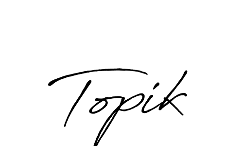 You should practise on your own different ways (Antro_Vectra_Bolder) to write your name (Topik) in signature. don't let someone else do it for you. Topik signature style 7 images and pictures png