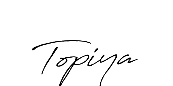 Also You can easily find your signature by using the search form. We will create Topiya name handwritten signature images for you free of cost using Antro_Vectra_Bolder sign style. Topiya signature style 7 images and pictures png