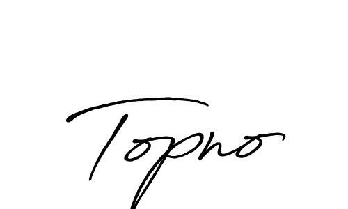 Use a signature maker to create a handwritten signature online. With this signature software, you can design (Antro_Vectra_Bolder) your own signature for name Topno. Topno signature style 7 images and pictures png