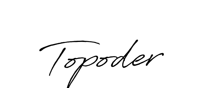 Also You can easily find your signature by using the search form. We will create Topoder name handwritten signature images for you free of cost using Antro_Vectra_Bolder sign style. Topoder signature style 7 images and pictures png