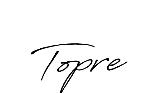 Topre stylish signature style. Best Handwritten Sign (Antro_Vectra_Bolder) for my name. Handwritten Signature Collection Ideas for my name Topre. Topre signature style 7 images and pictures png