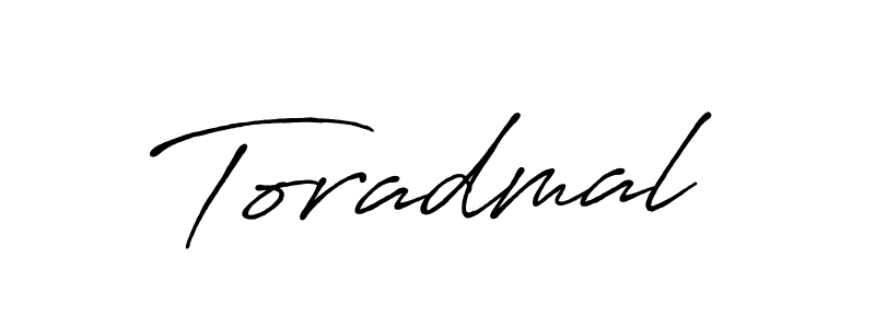 Make a beautiful signature design for name Toradmal. With this signature (Antro_Vectra_Bolder) style, you can create a handwritten signature for free. Toradmal signature style 7 images and pictures png