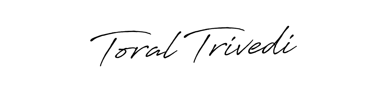 See photos of Toral Trivedi official signature by Spectra . Check more albums & portfolios. Read reviews & check more about Antro_Vectra_Bolder font. Toral Trivedi signature style 7 images and pictures png