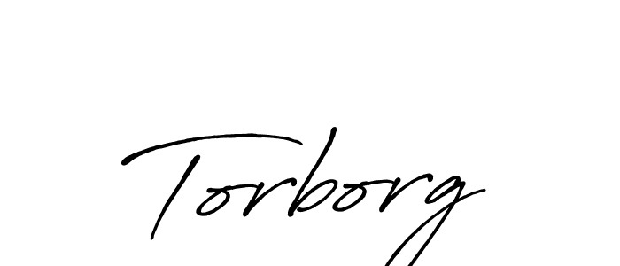 Torborg stylish signature style. Best Handwritten Sign (Antro_Vectra_Bolder) for my name. Handwritten Signature Collection Ideas for my name Torborg. Torborg signature style 7 images and pictures png