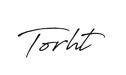 Make a beautiful signature design for name Torht. With this signature (Antro_Vectra_Bolder) style, you can create a handwritten signature for free. Torht signature style 7 images and pictures png