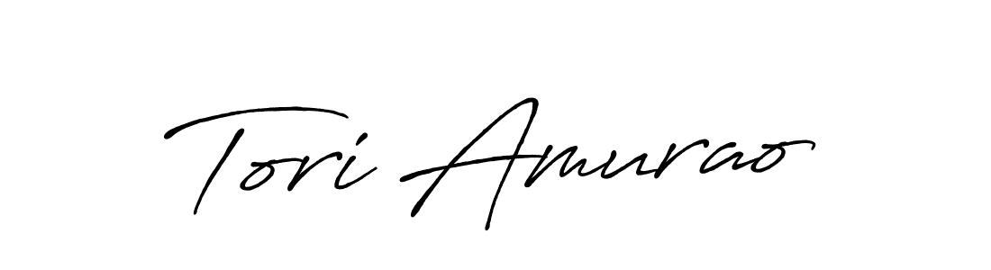 Create a beautiful signature design for name Tori Amurao. With this signature (Antro_Vectra_Bolder) fonts, you can make a handwritten signature for free. Tori Amurao signature style 7 images and pictures png