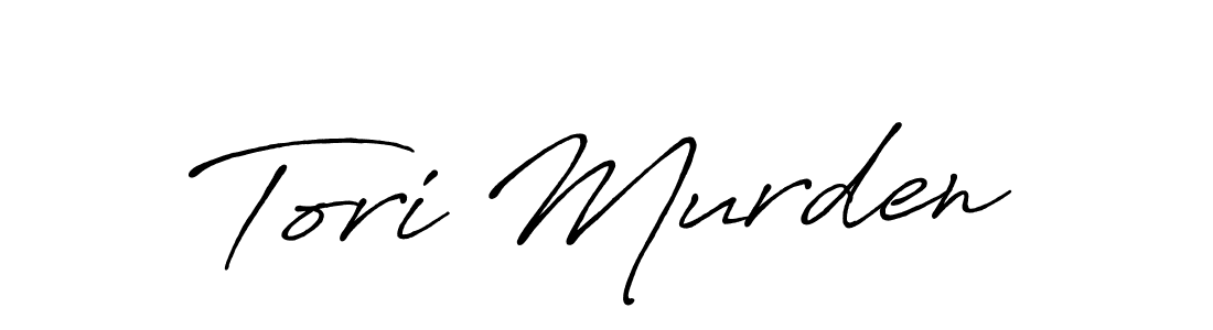 You should practise on your own different ways (Antro_Vectra_Bolder) to write your name (Tori Murden) in signature. don't let someone else do it for you. Tori Murden signature style 7 images and pictures png