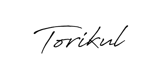 How to Draw Torikul signature style? Antro_Vectra_Bolder is a latest design signature styles for name Torikul. Torikul signature style 7 images and pictures png