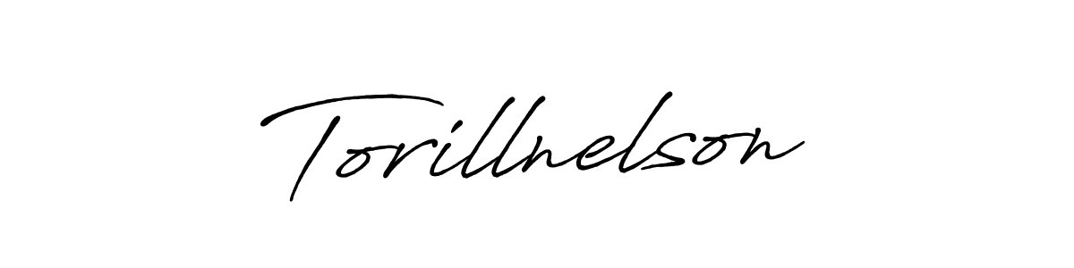 Use a signature maker to create a handwritten signature online. With this signature software, you can design (Antro_Vectra_Bolder) your own signature for name Torillnelson. Torillnelson signature style 7 images and pictures png